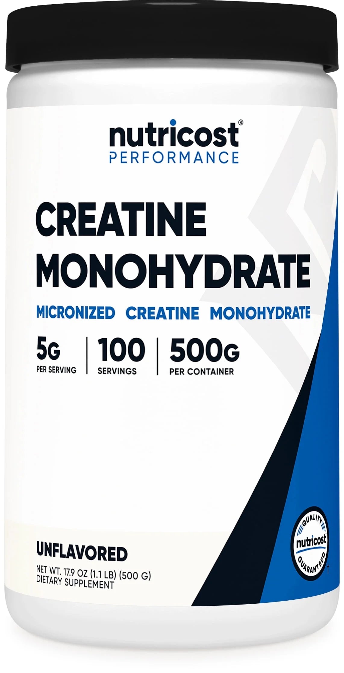 Creatine Monohydrate Powder 500 Grams (Unflavored) Supplement