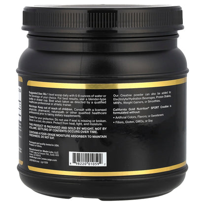 Sport, Creatine Monohydrate, Unflavored, 1 Lb (454 G)