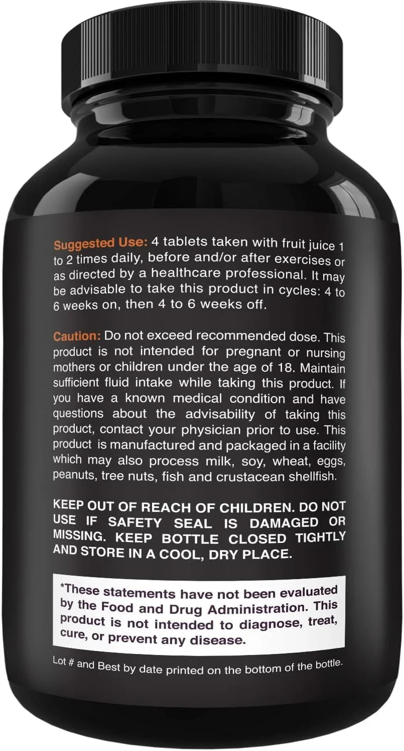 Tri-Phase Creatine Supplement for Muscle Recovery & Muscle Building, 240Ct