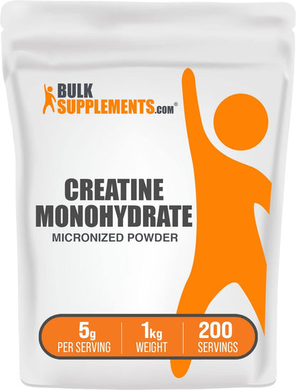 .Com Creatine Monohydrate Powder - Creatine Supplement, Micronized Creatine 1Kg,